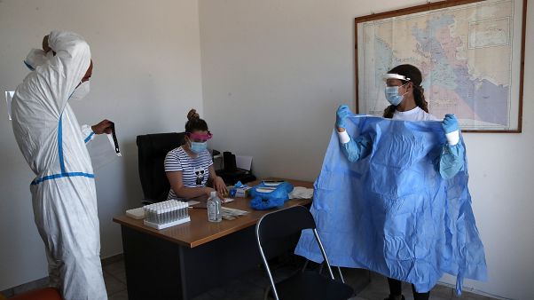 Coronavirus-Tests in Griechenland Coronavirus-Tests in Griechenland
