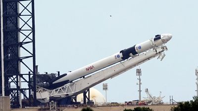 SpaceX en la lanzadera de Cabo Cañaveral