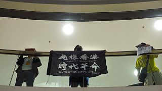 Protesto em Hong Kong