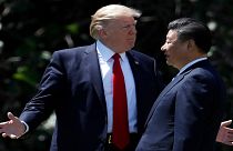 الرئيس الأمريكي دونالد ترامب والرئيس الصيني شي جين بينغ 