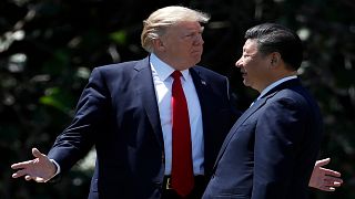 الرئيس الأمريكي دونالد ترامب والرئيس الصيني شي جين بينغ