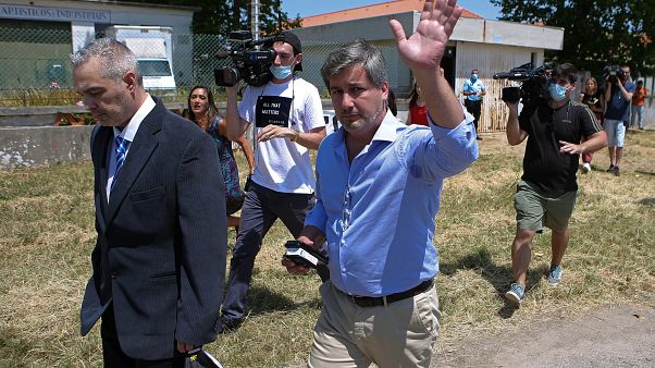 Bruno de Carvalho à saída do tribunal de Monsanto Bruno de Carvalho à saída do tribunal de Monsanto