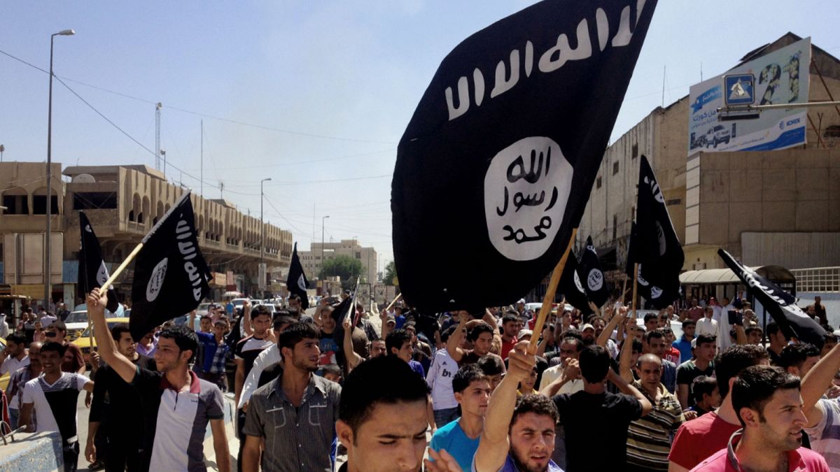 صورة أرشيفية لمناصري تنظيم داعش