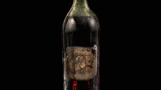 "Grand Frere", a 1762 bottle of Cognac sold for more than €130,000 at auction on May 28, 2020.