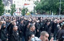 Акция протеста в Будапеште 29 мая 2020