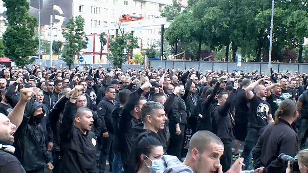 Extrema-direita manifesta-se nas ruas de Budapeste Extrema-direita manifesta-se nas ruas de Budapeste