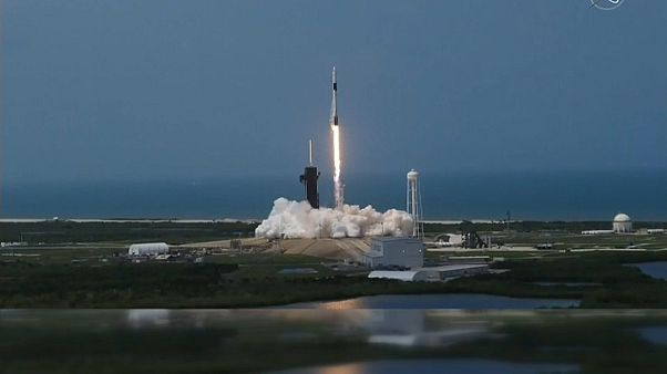 Lancement de la fusée Space X Lancement de la fusée Space X