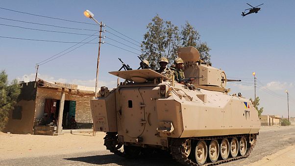 صورة أرشيفية لقوات الجيش المصري في سيناء صورة أرشيفية لقوات الجيش المصري في سيناء