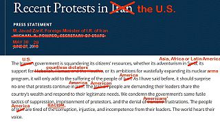 İran Dışişleri Bakanı Zarif, ABD'li mevkidaşının mektubunu değiştirdi