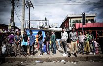 The densely-populated Mebrat Hail suburb of Addis Ababa, Ethiopia, is home to many Eritreans who arrived after the two countries signed a peace deal in 2018