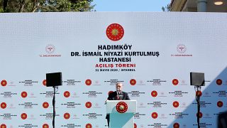 Cumhurbaşkanı Recep Tayyip Erdoğan, Hadımköy Dr. İsmail Niyazi Kurtulmuş Hastanesi açılış töreninde