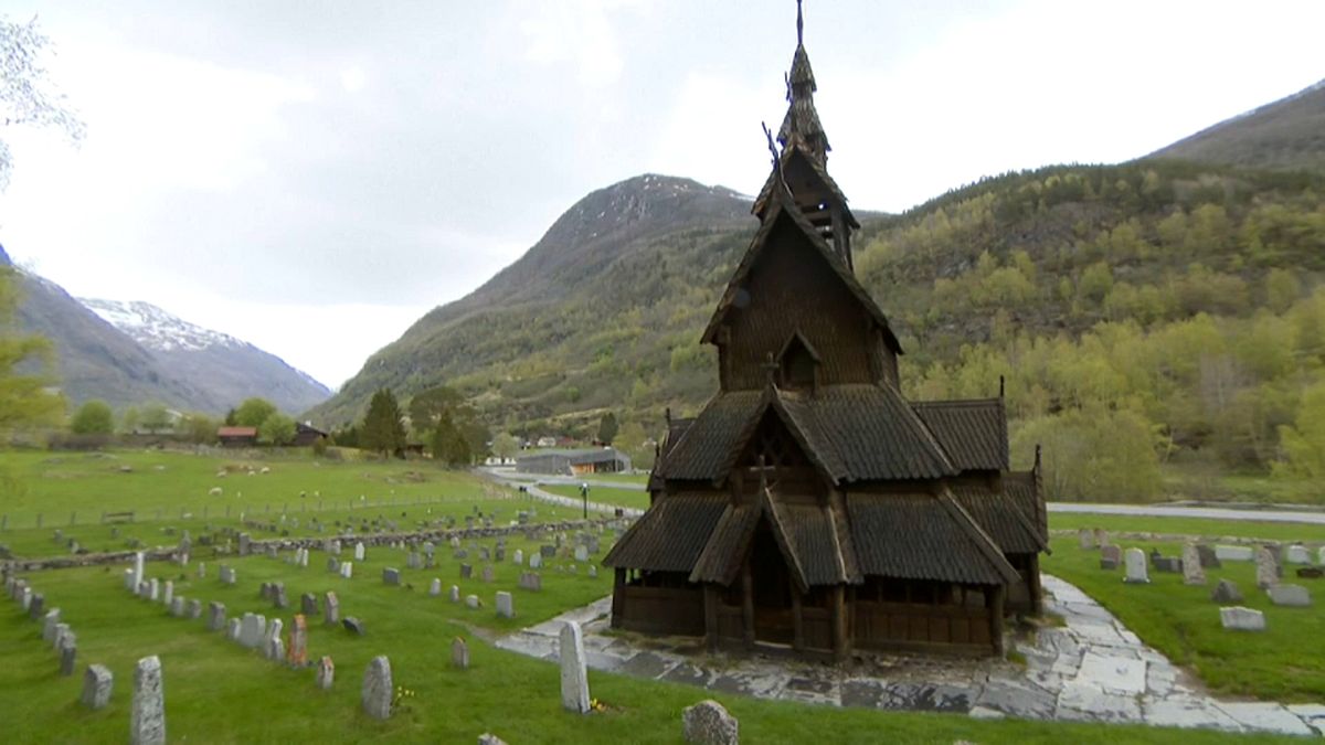 Se conservan 28 iglesias medievales de madera en Noruega