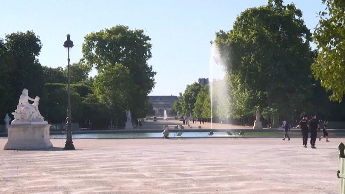 Le jardin des Tuileries a rouvert à Paris