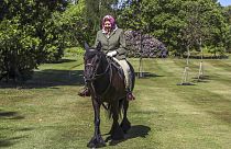 Covid-19 : Elizabeth II réapparaît à Windsor, chevauchant un poney