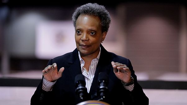 Şikago Belediye Başkanı Lori Lightfoot Şikago Belediye Başkanı Lori Lightfoot
