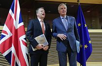 David Frost e Michel Barnier