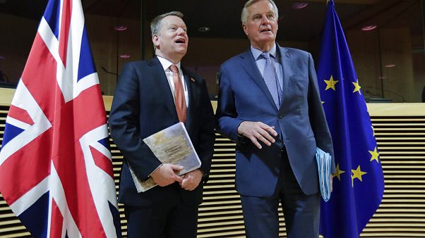 David Frost e Michel Barnier David Frost e Michel Barnier