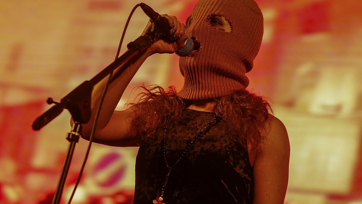 Pussy Riot-Mitglied Maria Alyokhina beim Uncensored Festival in Sao Paulo, Brasilien, am 30. Januar 2020