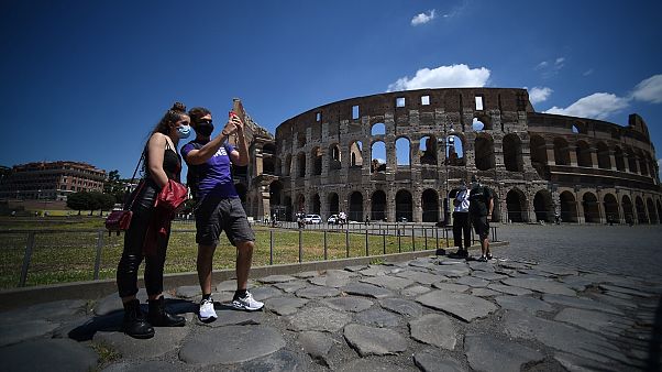 Colosseum in Rom für Touristen wieder offen Colosseum in Rom für Touristen wieder offen