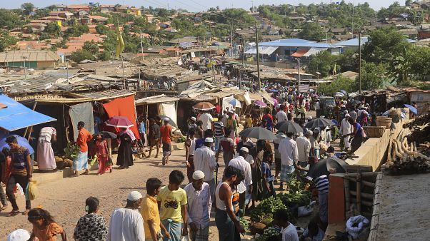 Bangladeş'teki Kutupalong Rohingya mülteci kampı Bangladeş'teki Kutupalong Rohingya mülteci kampı