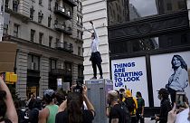 Manifestation à New York pour George Floyd