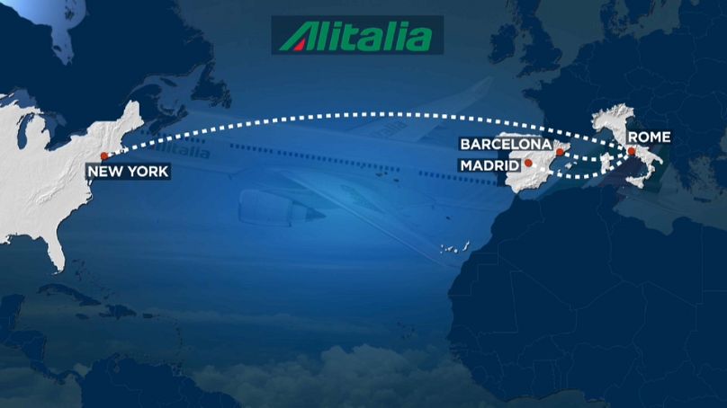 Primi collegamenti Alitalia dopo lo stop per Covid-19