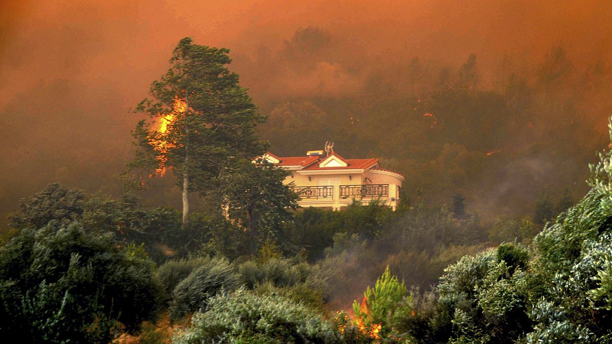 Europe Wildfires/ File Photo from Greece