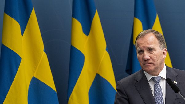 Sweden's PM Stefan Lofven gives a press conference about the situation on the COVID-19 pandemic, at the government headquarters in Stockholm, Sweden, on May 29, 2020. Sweden's PM Stefan Lofven gives a press conference about the situation on the COVID-19 pandemic, at the government headquarters in Stockholm, Sweden, on May 29, 2020.