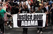Archivo: Marcha por la paz organizada en Beaumont-sur-Oise el 20 de julio, en memoria de Adama Traoré, que murió durante su detención por la gendarmería en 2016.