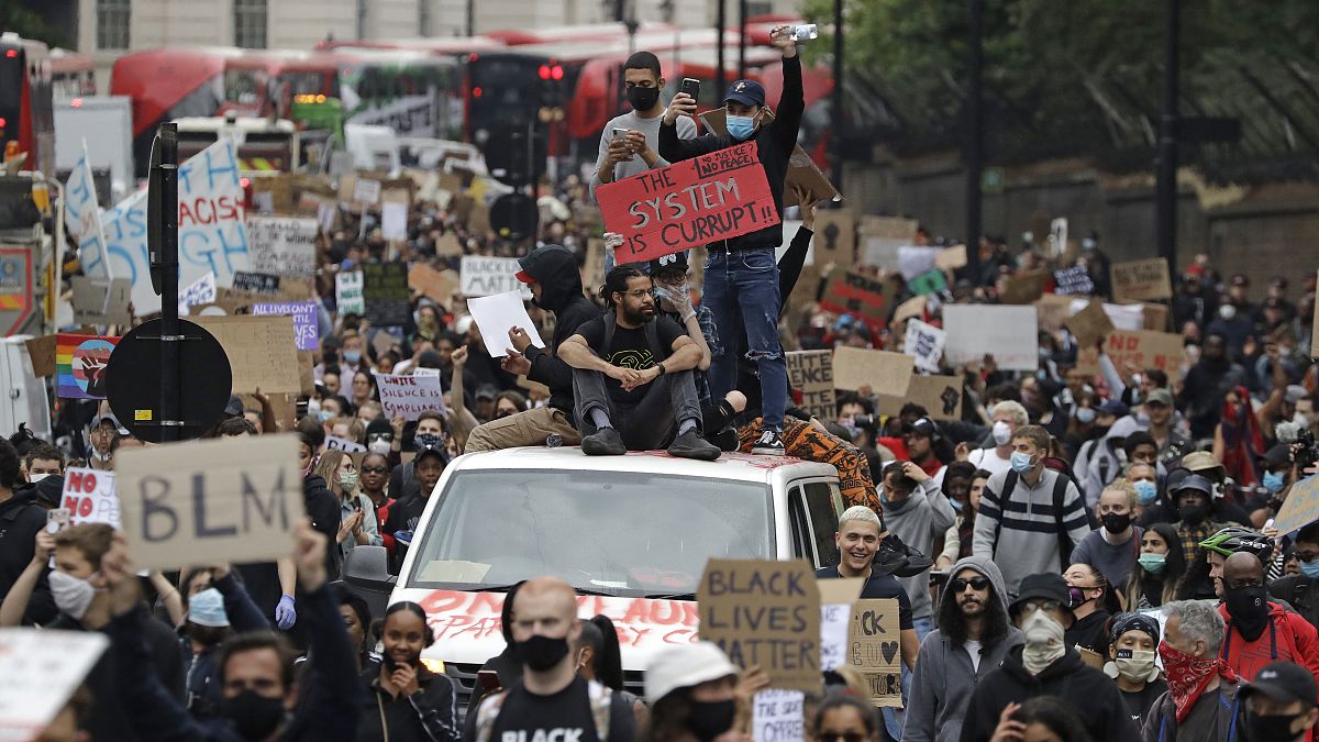 London/ Floyd protest