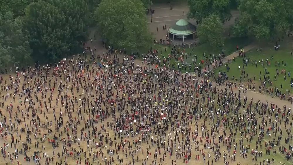 Manifestations à Londres après la mort de George Floyd