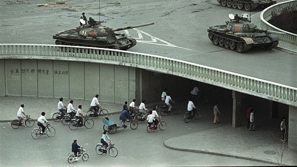 Tiananmen Square on June 4, 1989 Tiananmen Square on June 4, 1989