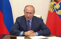 Vladimir Putin durante la video conferenza sul disastro ambientale di Norilsk