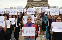 Rassemblement contre les violences faites aux femmes, Paris le 1 septembre 2019