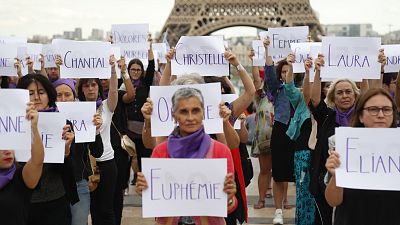 Rassemblement contre les violences faites aux femmes, Paris le 1 septembre 2019