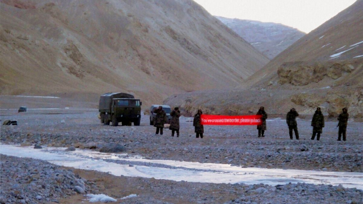 نظامیان چین در مرز هند