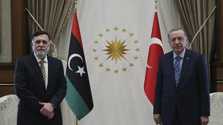 الرئيس التركي ورئيس الحكومة الليبية المعترف بها دوليا