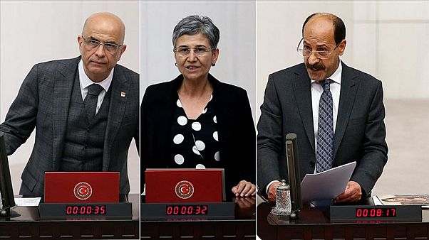 CHP'den Enis Berberoğlu, HDP'den Leyla Güven ve Musa Farisoğulları CHP'den Enis Berberoğlu, HDP'den Leyla Güven ve Musa Farisoğulları
