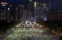 يتحضر البعض في هونغ كونغ للاحتفال بذكرى مجزرة ساحة تيانانمن رغم عدم الحصول على ترخيص رسمي يتيح ذلك