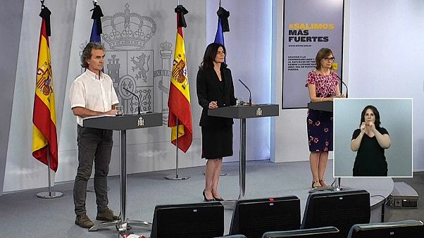 Rueda de prensa con Fernando Simón, Raquel Yotti y Marina Pollán Rueda de prensa con Fernando Simón, Raquel Yotti y Marina Pollán