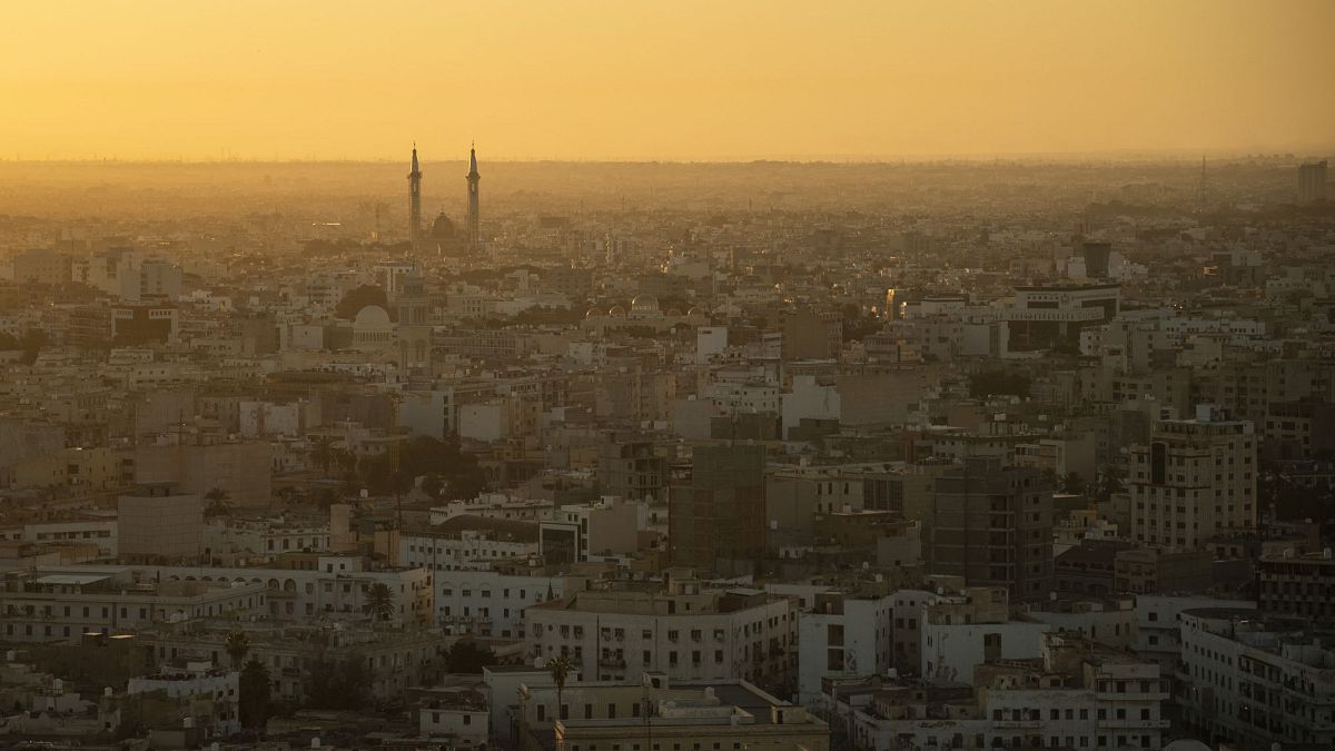 Una vista di Tripoli dall'alto