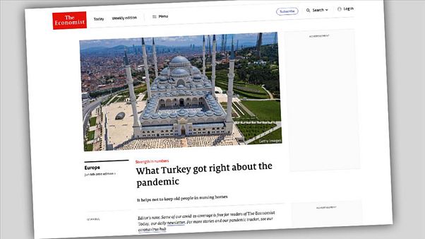 Economist dergisinin Türkiye'nin Covid-19'la mücadele makalesi Economist dergisinin Türkiye'nin Covid-19'la mücadele makalesi