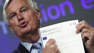 Euronews via AP - Michel Barnier, négociateur en chef de l'UE pour le Brexit