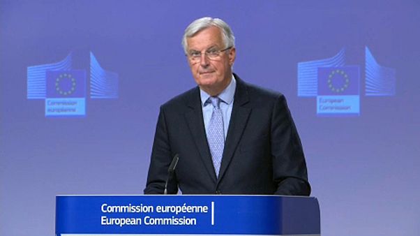 EU-Chefunterhändler Michel Barnier in Brüssel EU-Chefunterhändler Michel Barnier in Brüssel