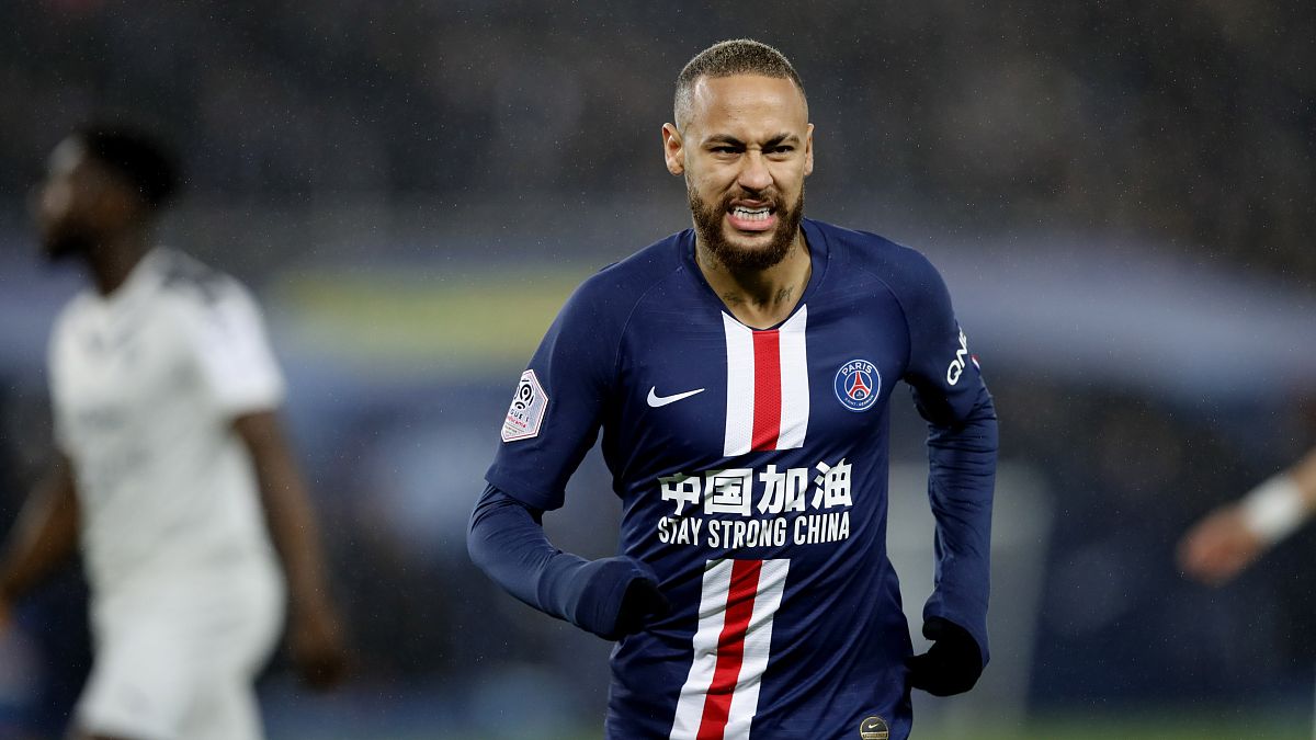  Paris Saint-Germain (PSG) futbolcusu Neymar 