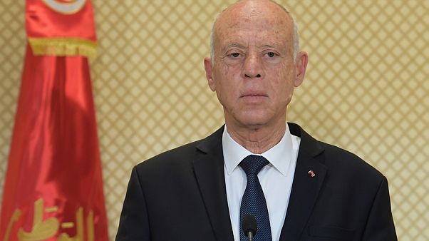 الرئيس التونسي قيس سعيد الرئيس التونسي قيس سعيد