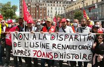 Διαδήλωση στην Γαλλία για την Renault