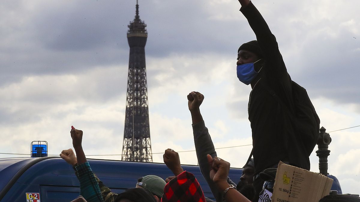 Manifestation à Paris contre le racisme et les violences policières