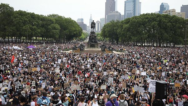 Manifestation à Philadelphie, le 06/06/2020 Manifestation à Philadelphie, le 06/06/2020