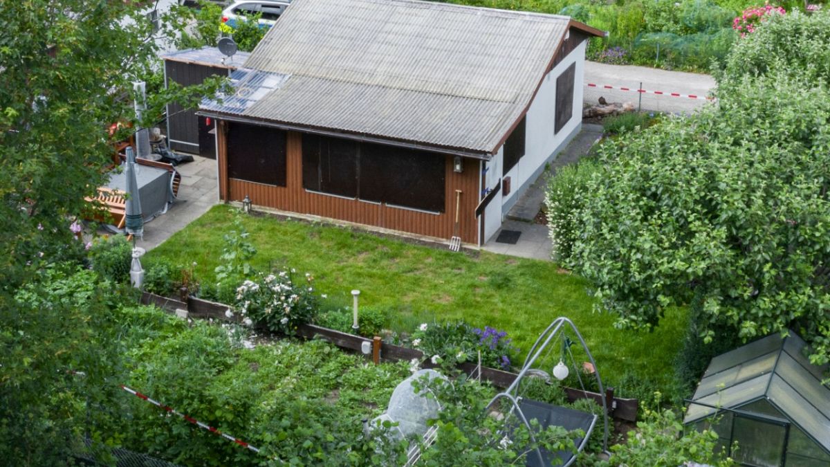 La maison d'un homme suspecté d'actes pédophile à Münster en Allemagne, le 7 juin